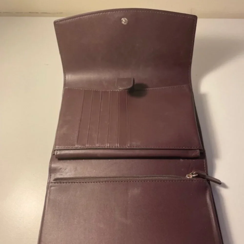 Kate Spade Small Brown Leathered Crossbody/ Wallet - Picture 3 of 5